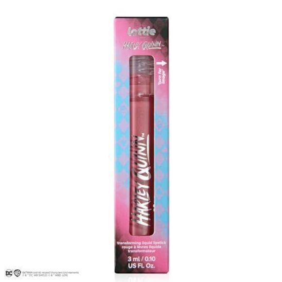 Lottie London Transforming Liquid Lipstick in Wanted, nude pink shade - Picture 3 of 5